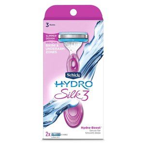 Schick Hydro Silk 3 Razor Blades & 1 refill